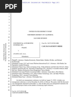 19-08-21 Case Management Order in Continental v. Avanci