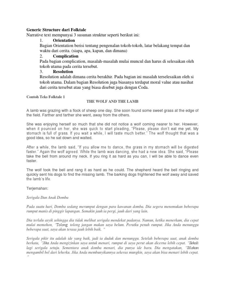 Kumpulan Narrative Text