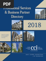 Canadian Condominium Institute Professional Services & Business Partner Directory 2018