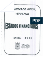 Estados Financieros Yanga Enero 2018