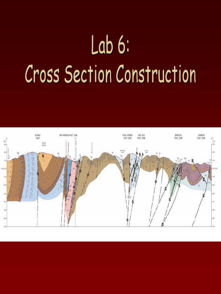 Lab 6: Cross Section Construction | PDF | Teaching Methods & Materials ...