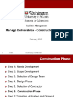 Deliverables in Construction