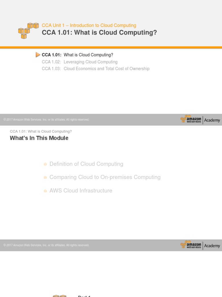 1.01 What Is Cloud Computing | PDF | Amazon Web Services | Cloud Computing