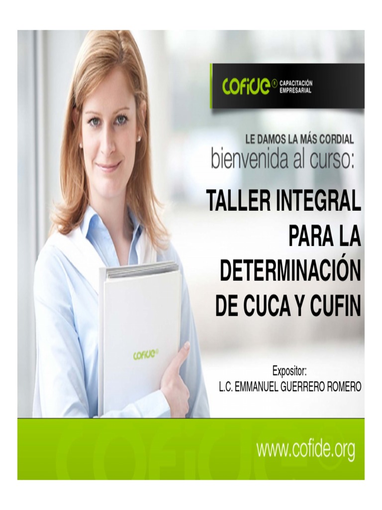 Taller Integral para La Determinación de Cuca y Cufin | PDF | Dividendo ...