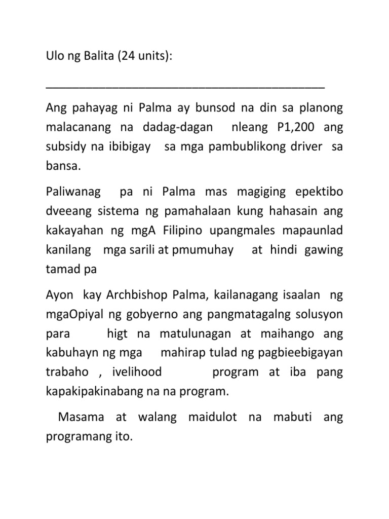 Copyreading filipino 2 pdf