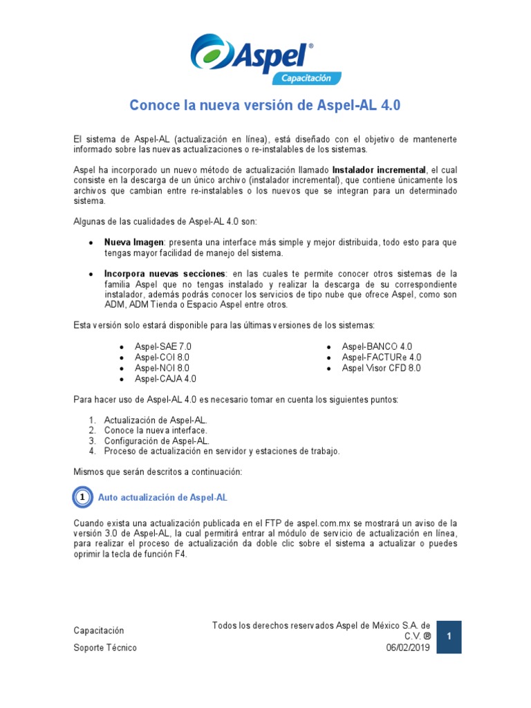 Aspel Errores Sae | PDF | Archivo de computadora | Servidor (Computación)