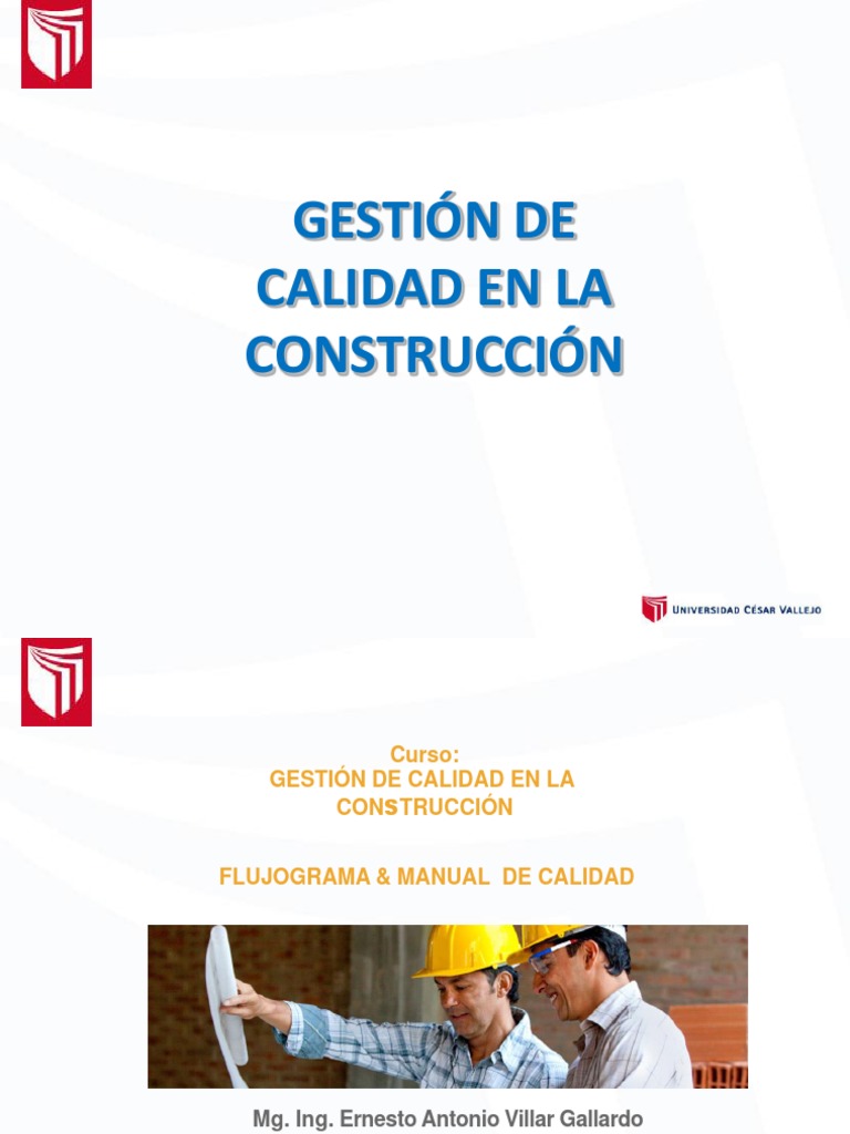 Gestión de calidad en la construcción | PDF | Gestión de la calidad ...