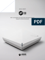 Data Sheet: 802.11ac Dual-Radio 2x2:2 Access Point With Internal Antennas Designed For Density Environments