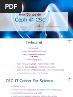 Ceph at CSC