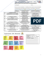 Taller No. 7 Rúbrica para Evaluar Autobiografía