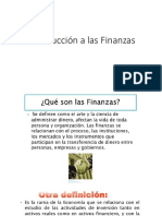 Introducción A Las Finanzas