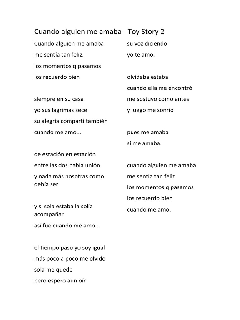 Cuando Alguien Me Amaba PDF