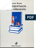 LIBRO Bruner La Importancia de La Educacion PDF