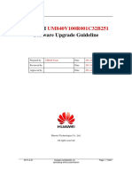 Huawei Software Upgrade Guideline: UM840V100R001C32B251