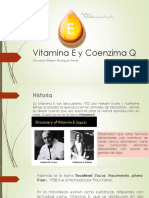 Vitamina E y Coenzima Q