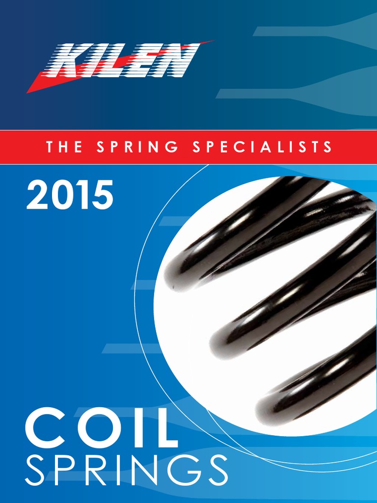 Kilen STD Coil Springs Catalog | PDF | Transportation Engineering