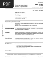 NF P 84-500 Géomombranes PDF