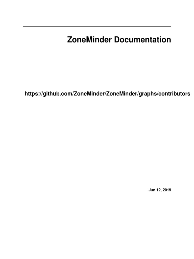ZoneMinder Setup & User Guide | PDF | Linux Distribution | My Sql