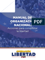 Manual de Organización Nacional: Acciones para conquistar la libertad