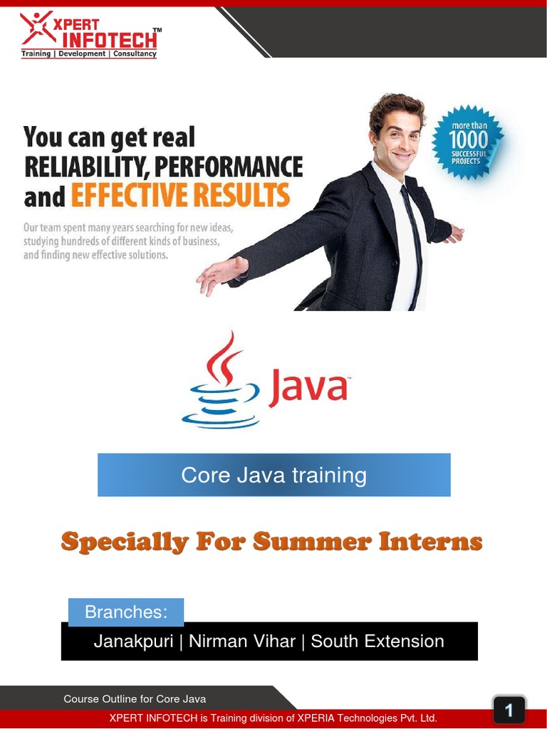 Core Java Training Overview | PDF | Class (Computer Programming) | Java ...