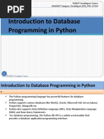 Introduction To Database Programming in Python