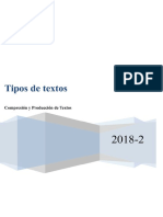 Tipos de textos y su estructura