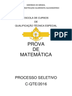 Prova de Matemática