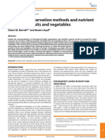 Advanced Preservation Methods and Nutrient PDF