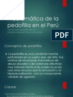 Problemática de La Pedofilia en El Perú