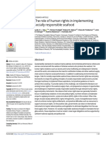 El Papel de Los Derechos Humanos en La Implementación de Productos Marinos Socialmente Responsables.