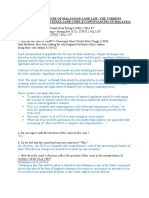 Tutorial 4: Structure of Malaysian Land Law, The Torrens System and The National Land Code & Conveyancing in Malaysia