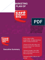 Marketing Plan of Cafe Coffee Day