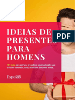 Ideias de presentes para homens