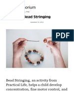 Bead Stringing