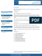 Adjective Order PDF