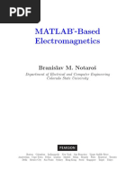 MATLAB-Based EM Notaros Contents Preface