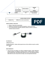  Laboratorio Errores e Incertidumbres