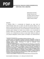 Uma Geografia Militar e Uma Nova Versãƒo Interpretativa Territorial Para a Amazã”Nia