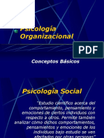 Psicología Organizacional 