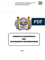 Carpeta Pedagogica Del Estudiante 2019-I Economia