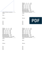 Uterus Worksheet