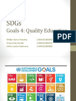 Goals 4th Sustainable Development Goals (SDGs)