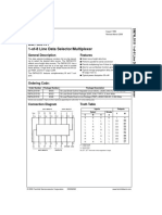 DM74LS151 1-Of-8 Line Data Selector/Multiplexer: General Description Features
