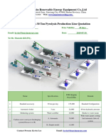 Economic Design 30 Ton Pyrolysis Production Line Quotation PDF