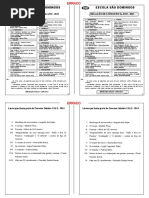 relação de material e livros