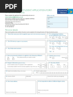 Bolton International Application Form PDF