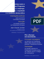 JUNCKER. Orientações Políticas p Próxima Comissão Europeia.2014