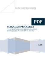 Makalah Prakarya Budaya Lokal Non Benda1