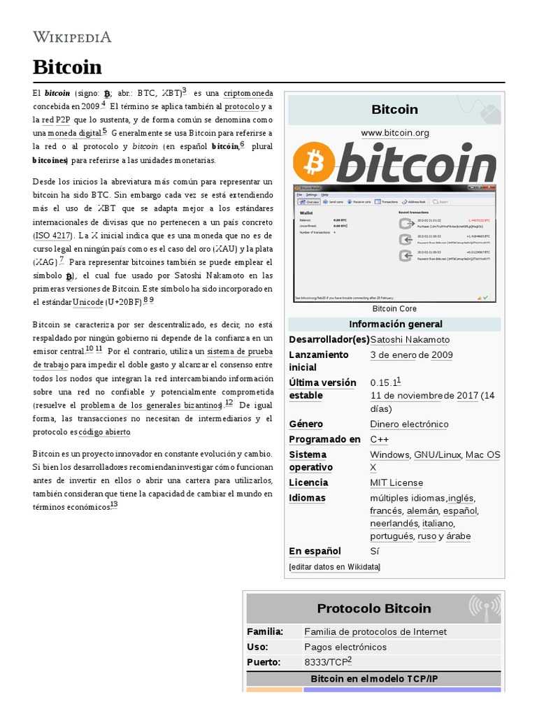BITCOIN | PDF | Bitcoin | Áreas de informática