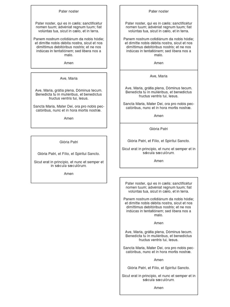 Pater Noster | Download Free PDF | Christian Prayer | Prayer